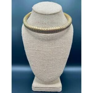 VINTAGE Brass Collar Necklace